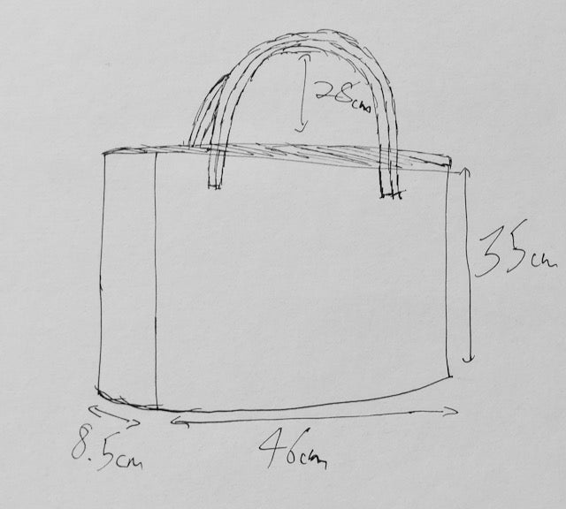 Upcycled Jeans Tote Bag with Studded Details - Ariike Ruban Studio