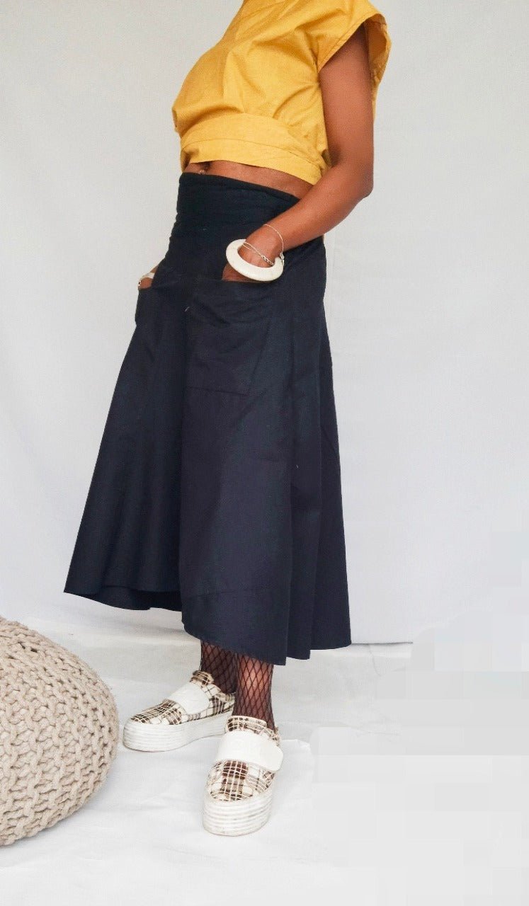Iro Cotton Poplin Skirt - Ariike Ruban Studio