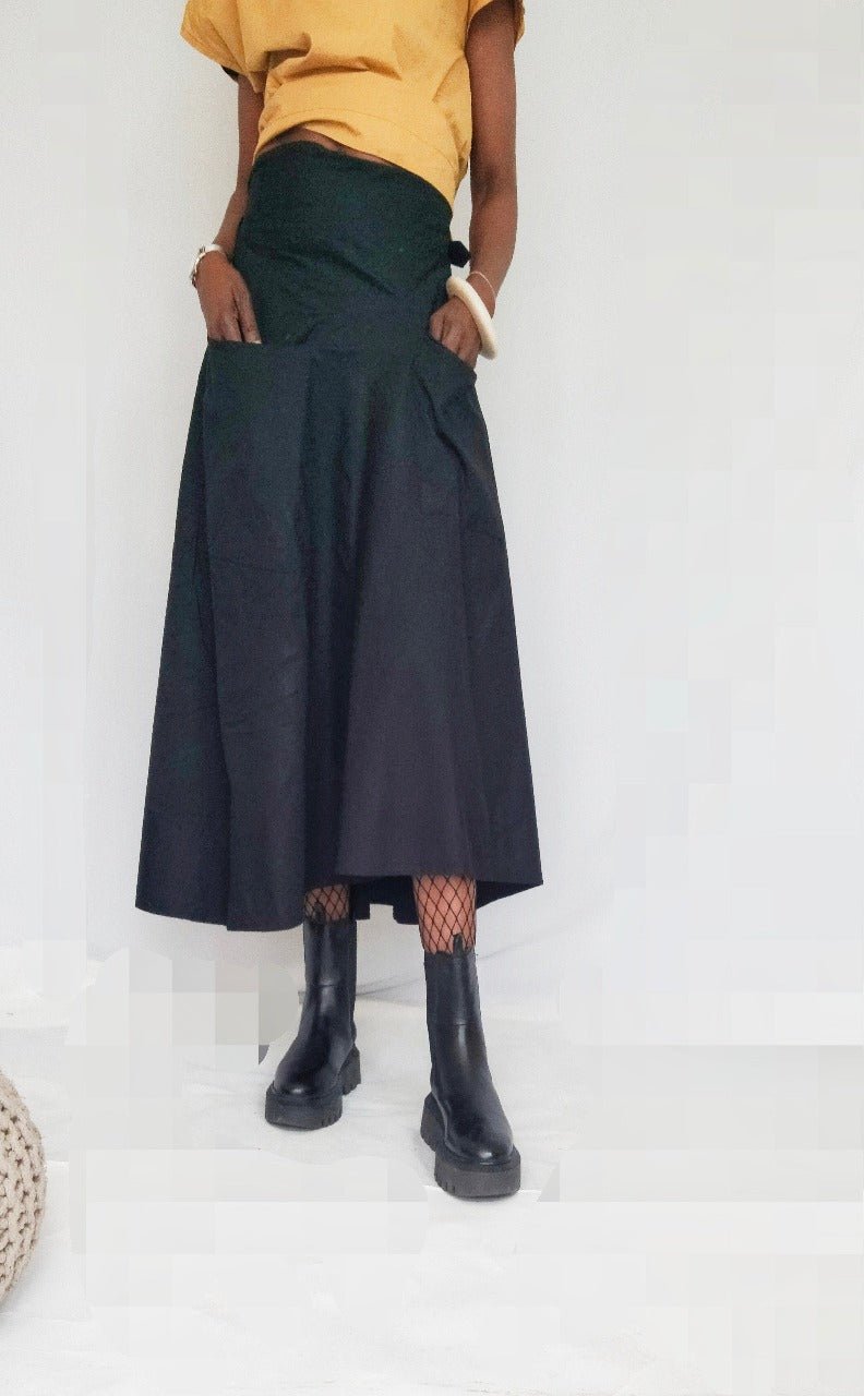 Iro Cotton Poplin Skirt - Ariike Ruban Studio