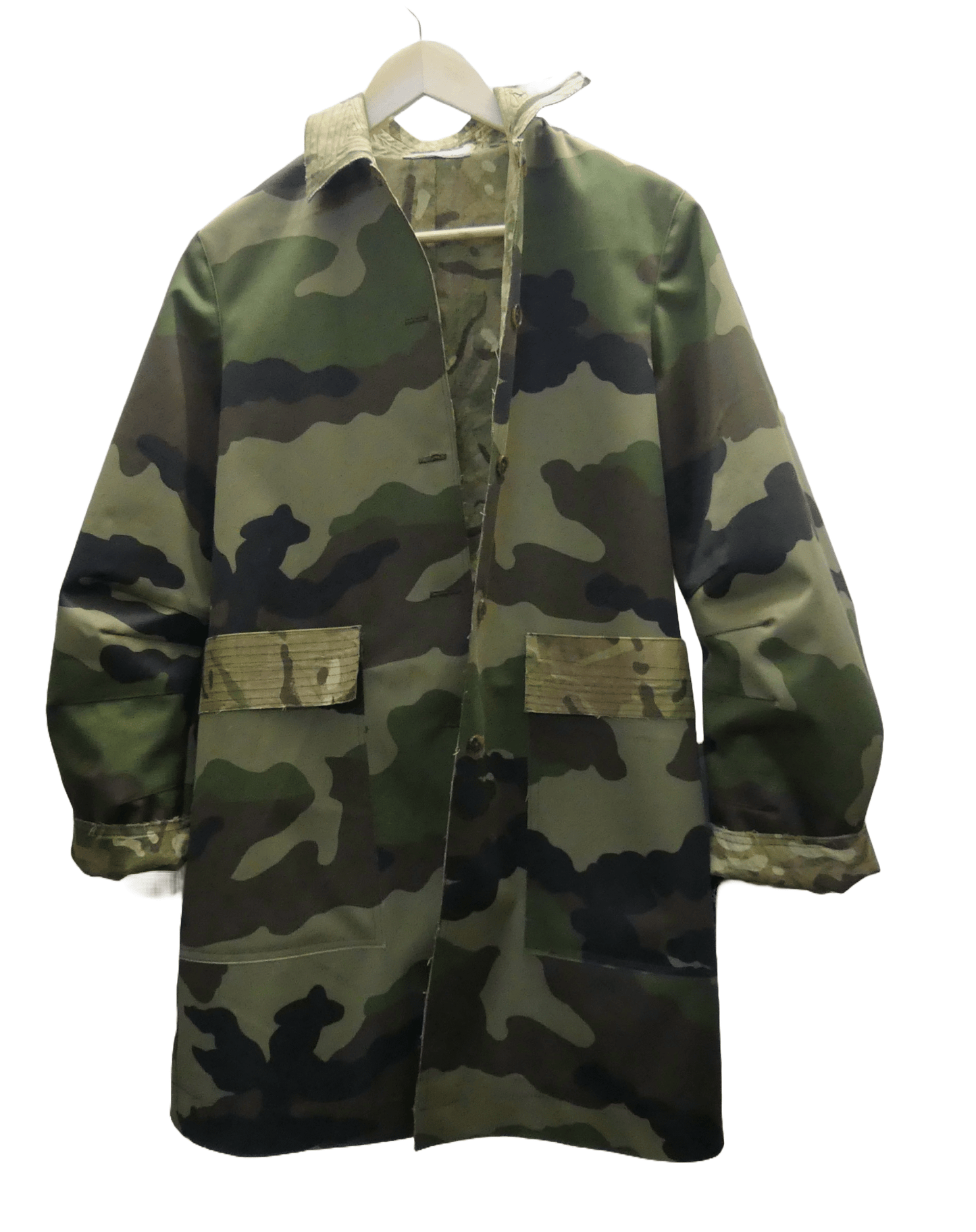 Eko Lined Camo Coat - Ariike Ruban Studio