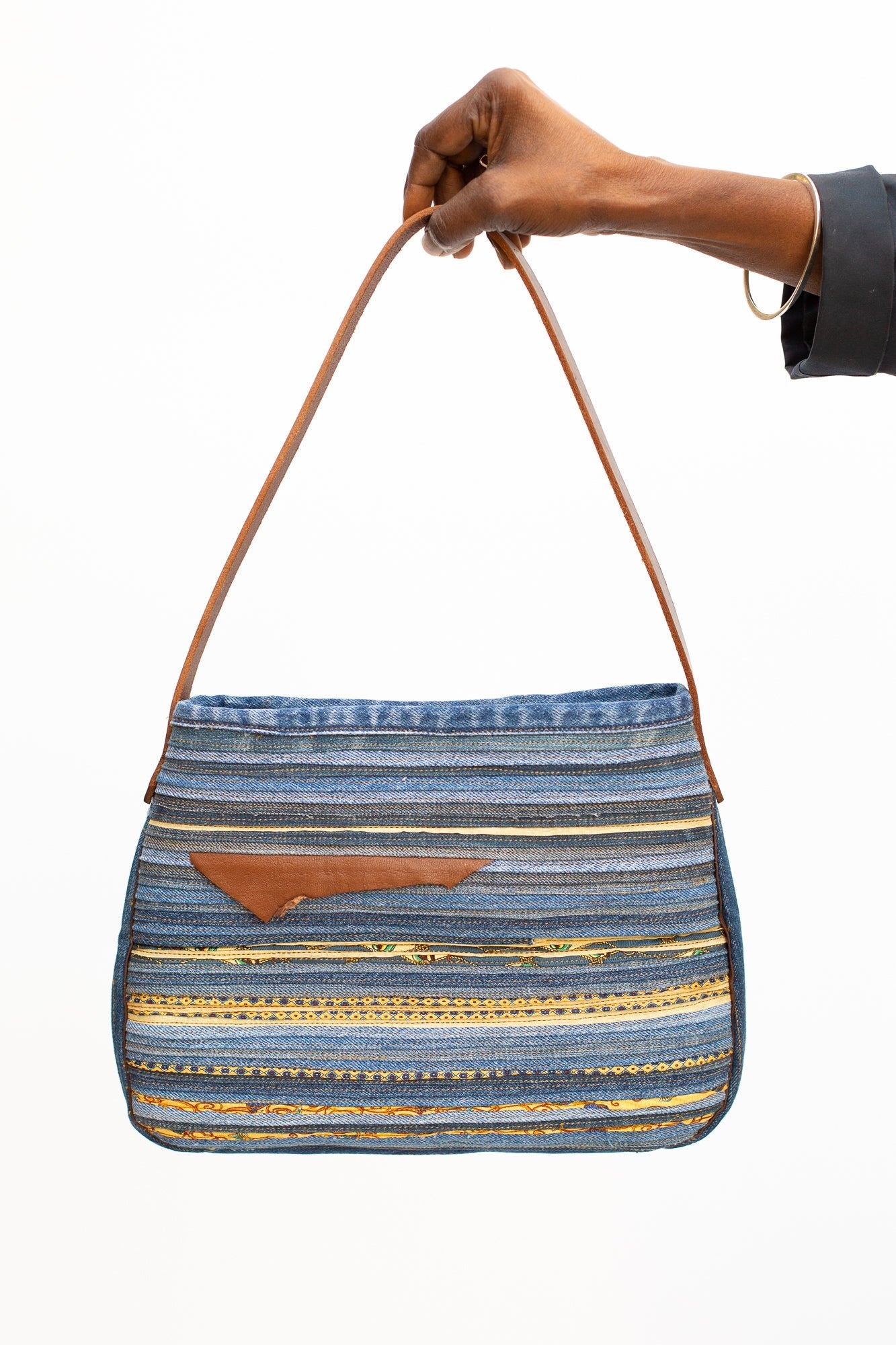 Denim Tote | Handmade | Upcycled Denim - Ariike Ruban Studio