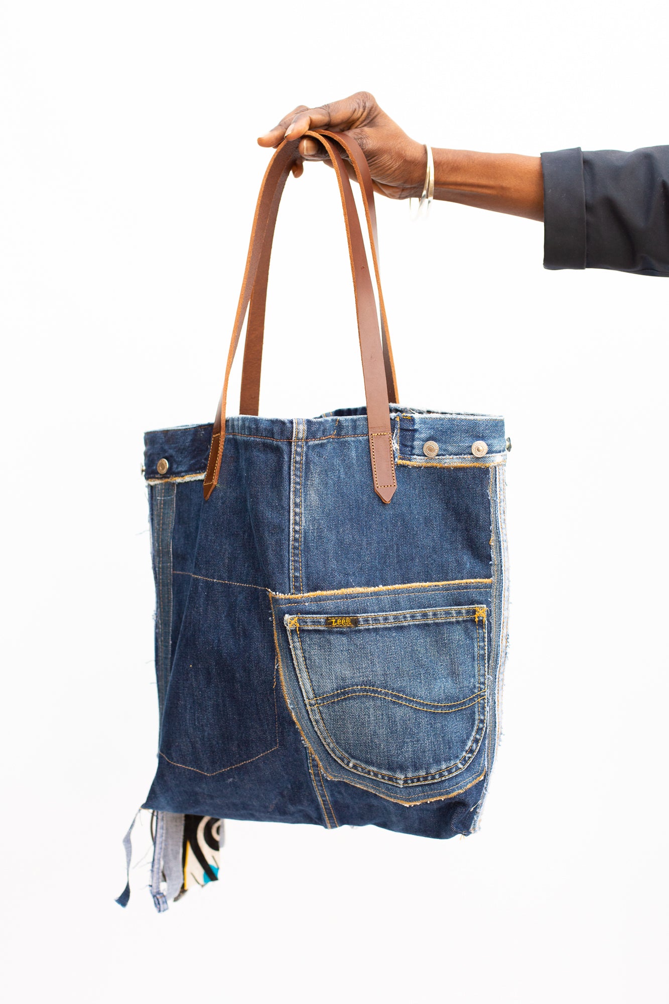 Upcycled Jeans Tote Bag