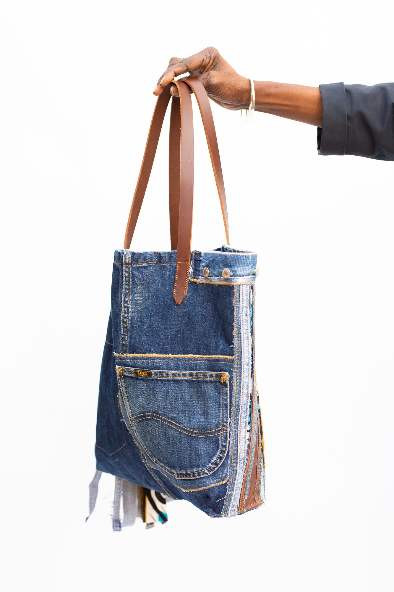 Upcycled Jeans Tote Bag