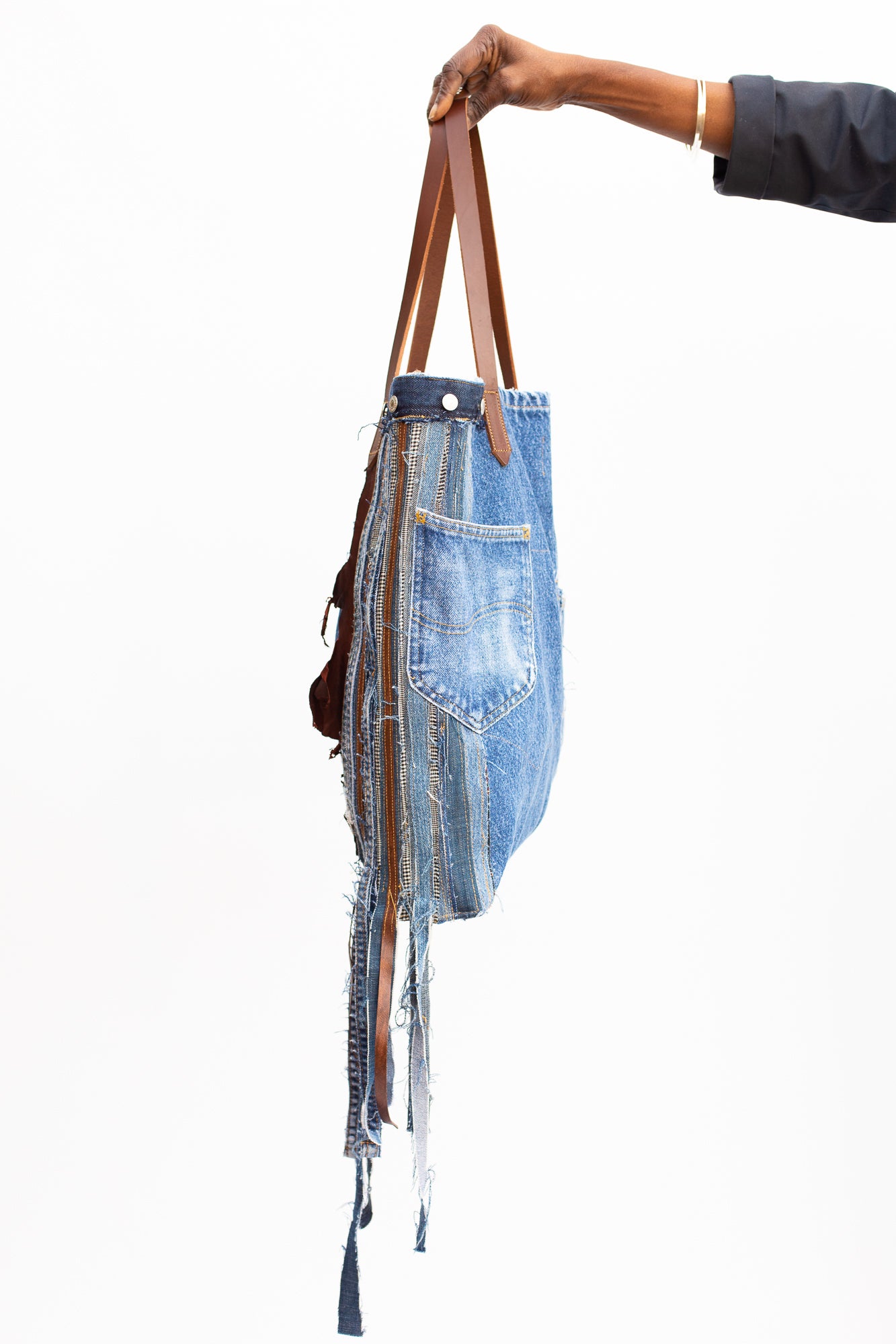 Upcycled Jeans Tote Bag
