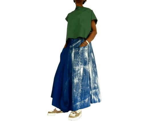 Iro Hand Dyed 100% Cotton Poplin Skirt - Ariike Ruban Studio