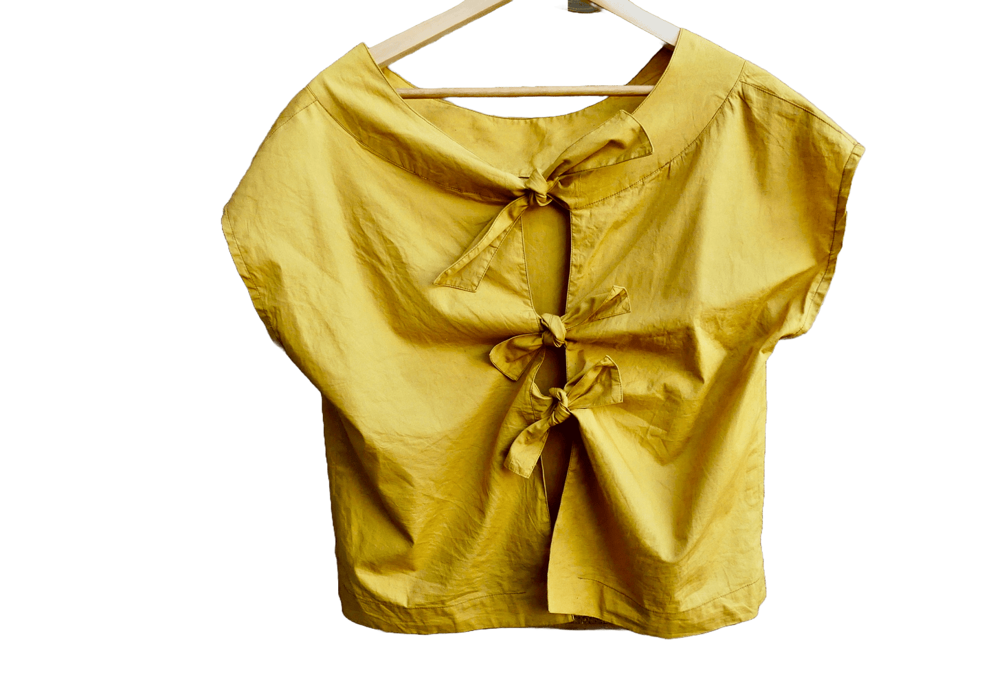 Niamh Top Yellow Ochre - Ariike Ruban Studio