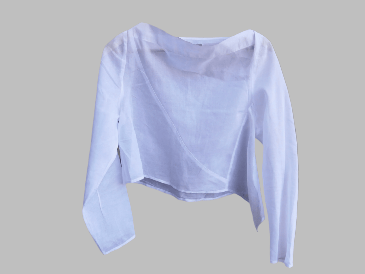 Asymmetrical Cowl Neck Top - Ariike Ruban Studio