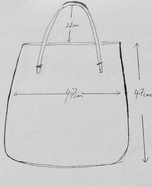 Upcycled Jeans Tote Bag - Ariike Ruban Studio