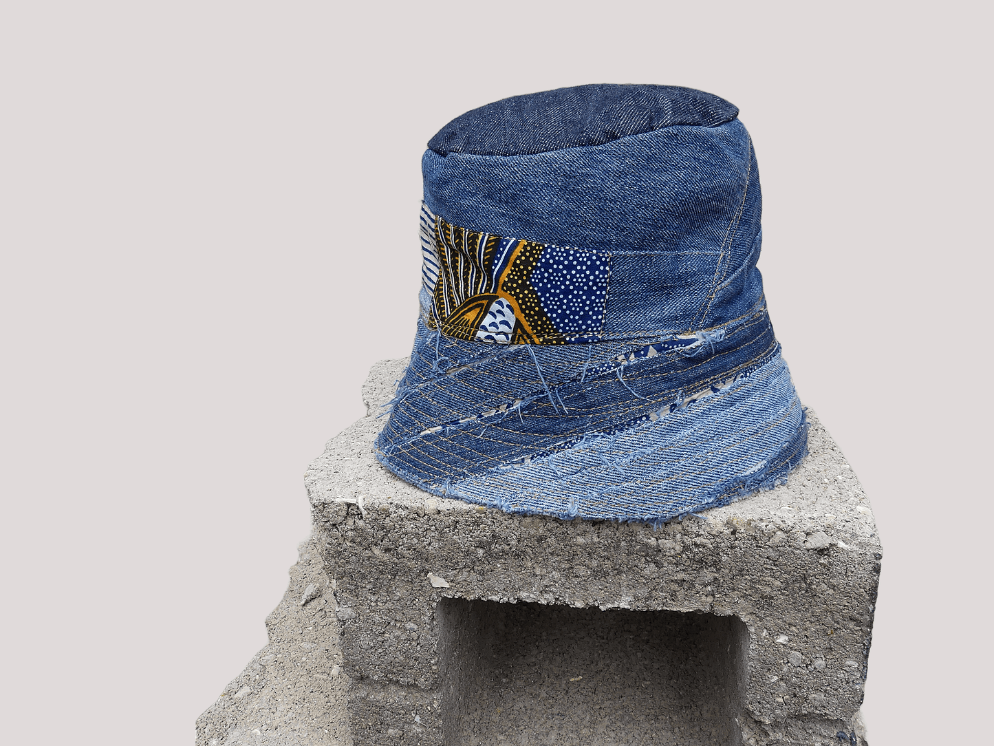 Reworked Jeans Bucket Hat - Ariike Ruban Studio