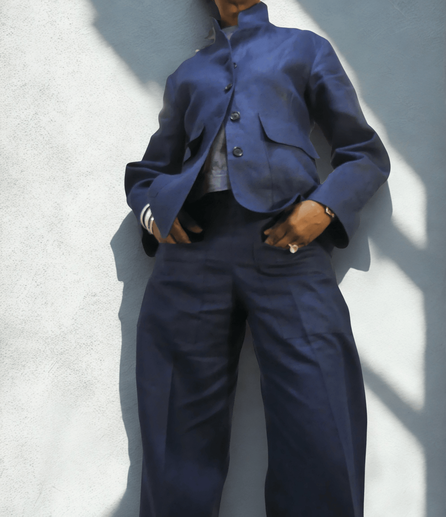 Short Collar Jacket - Ariike Ruban Studio