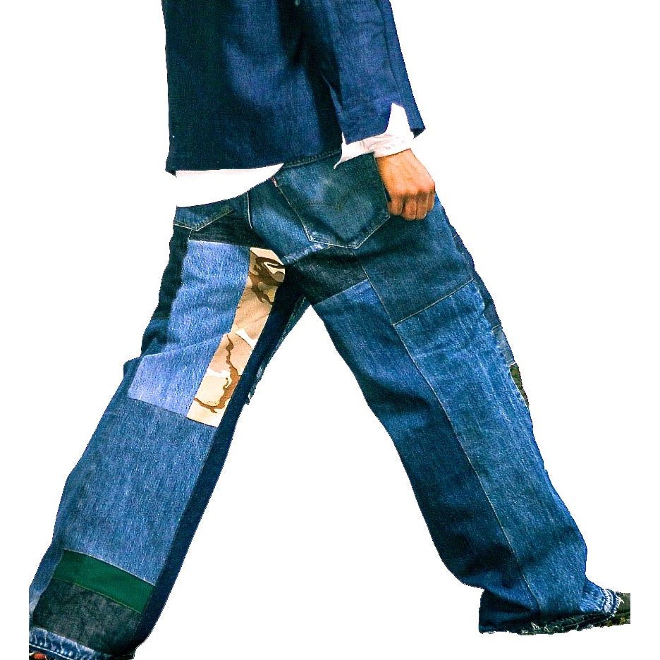 Upcycled Reworked - denim Jeans - Ariike Ruban Studio