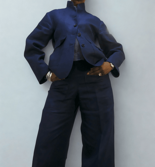 Short Collar Jacket - Ariike Ruban Studio