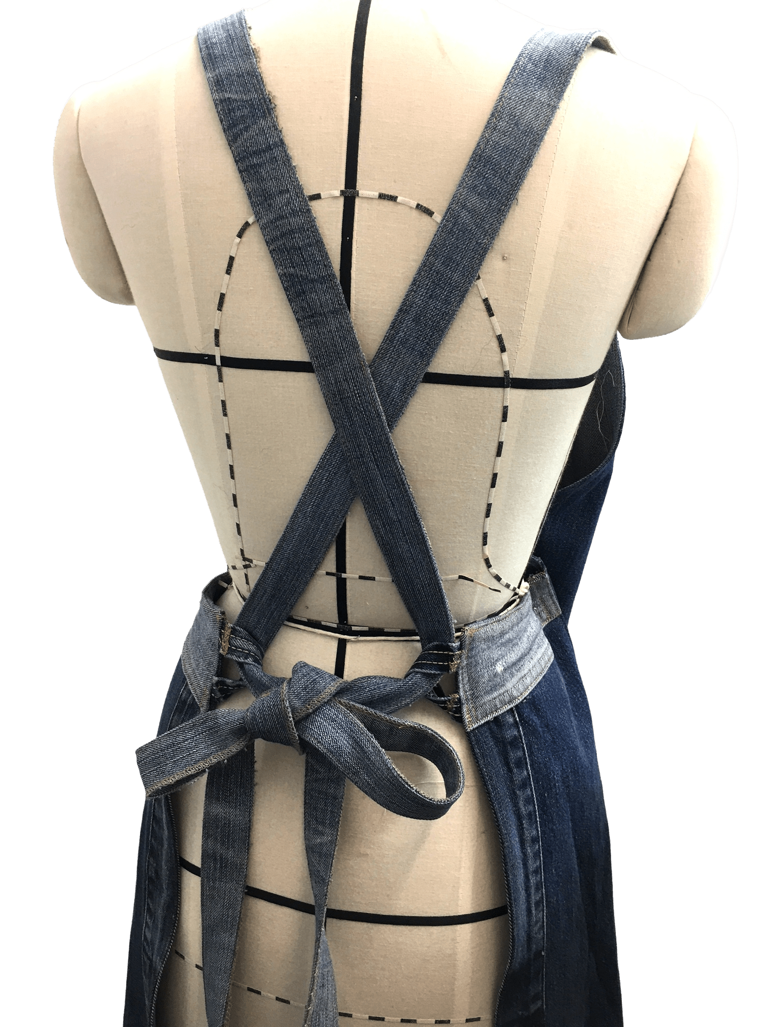 Reworked Denim Aprons - Ariike Ruban Studio