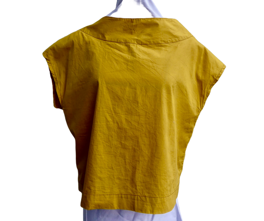 Niamh Top Yellow Ochre