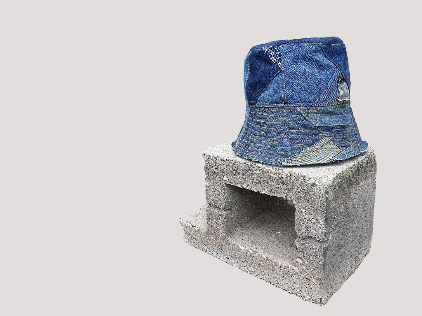 Reworked Jeans Bucket Hat