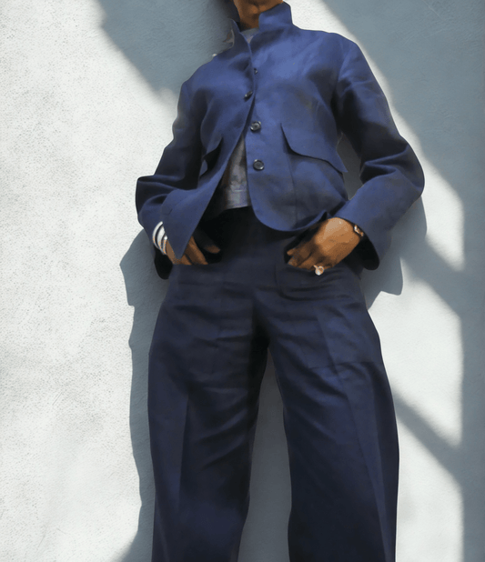 Short Collar Jacket - Ariike Ruban Studio