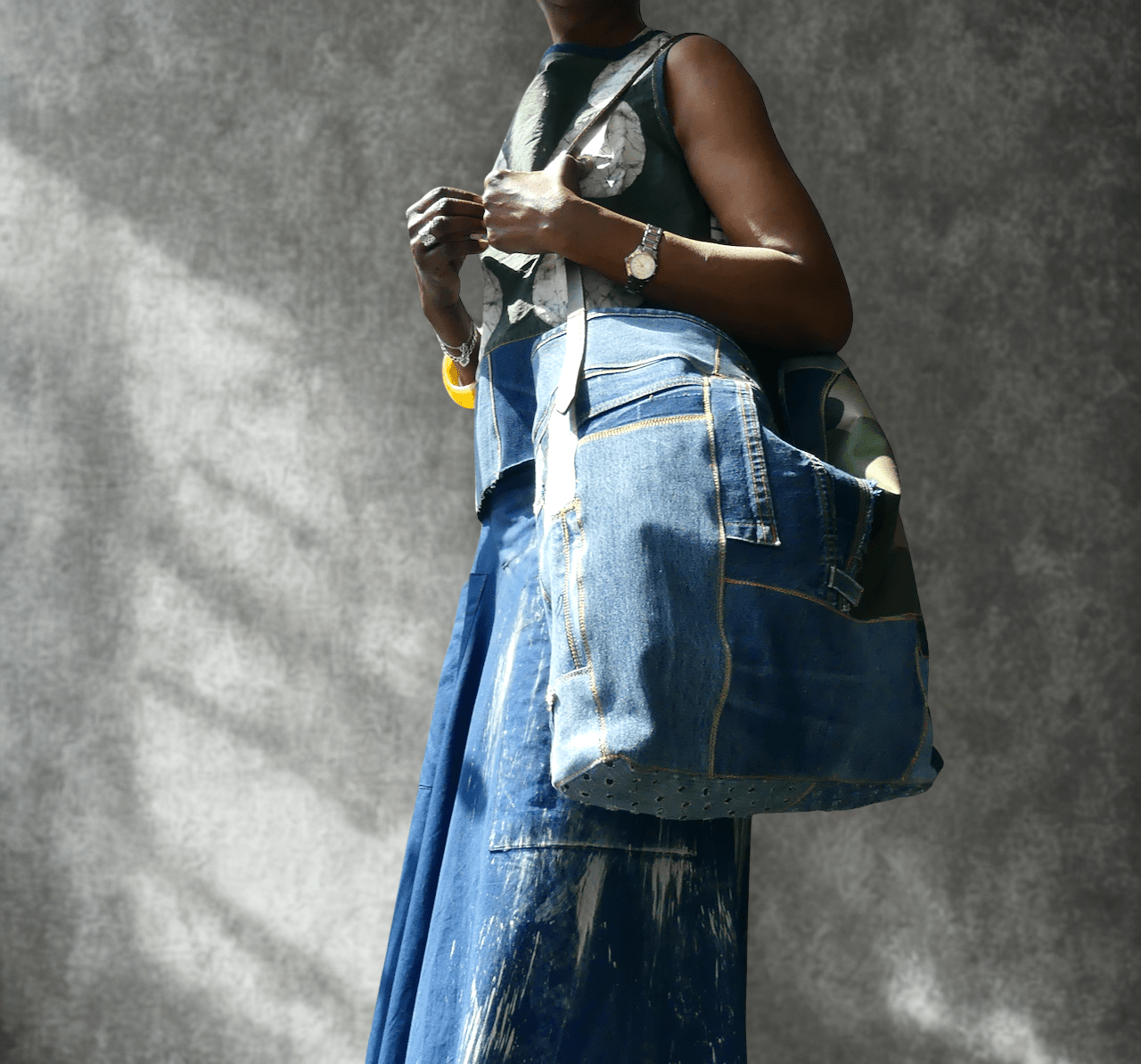 Large Jeans Tote - Ariike Ruban Studio