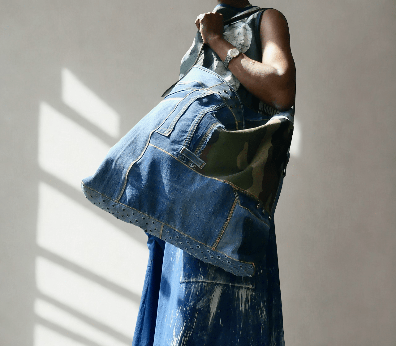 Large Jeans Tote - Ariike Ruban Studio